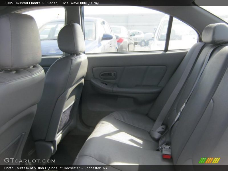 Tidal Wave Blue / Gray 2005 Hyundai Elantra GT Sedan