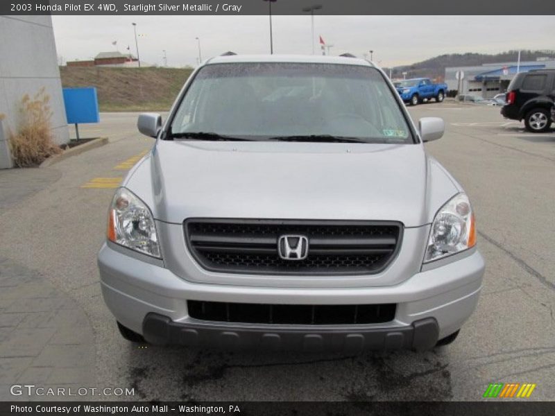 Starlight Silver Metallic / Gray 2003 Honda Pilot EX 4WD