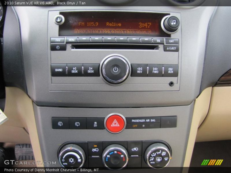 Controls of 2010 VUE XR V6 AWD
