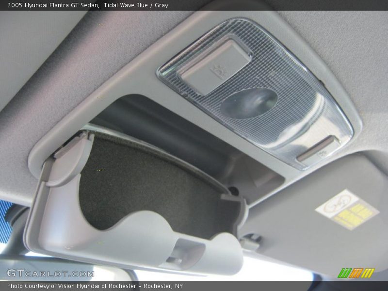 Tidal Wave Blue / Gray 2005 Hyundai Elantra GT Sedan