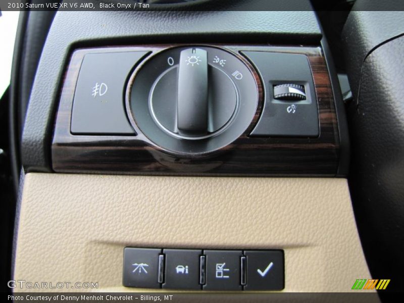 Controls of 2010 VUE XR V6 AWD
