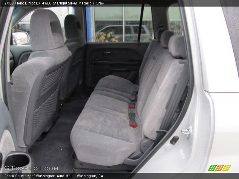 Starlight Silver Metallic / Gray 2003 Honda Pilot EX 4WD