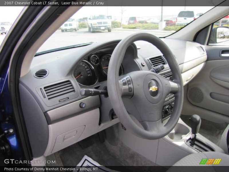 Laser Blue Metallic / Gray 2007 Chevrolet Cobalt LT Sedan