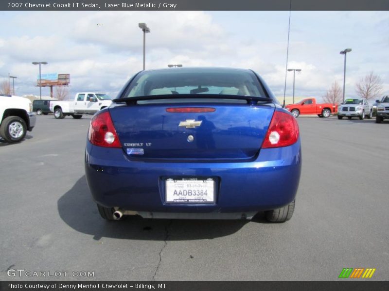 Laser Blue Metallic / Gray 2007 Chevrolet Cobalt LT Sedan