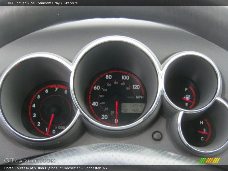 Shadow Gray / Graphite 2004 Pontiac Vibe
