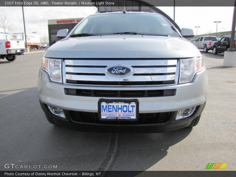 Pewter Metallic / Medium Light Stone 2007 Ford Edge SEL AWD