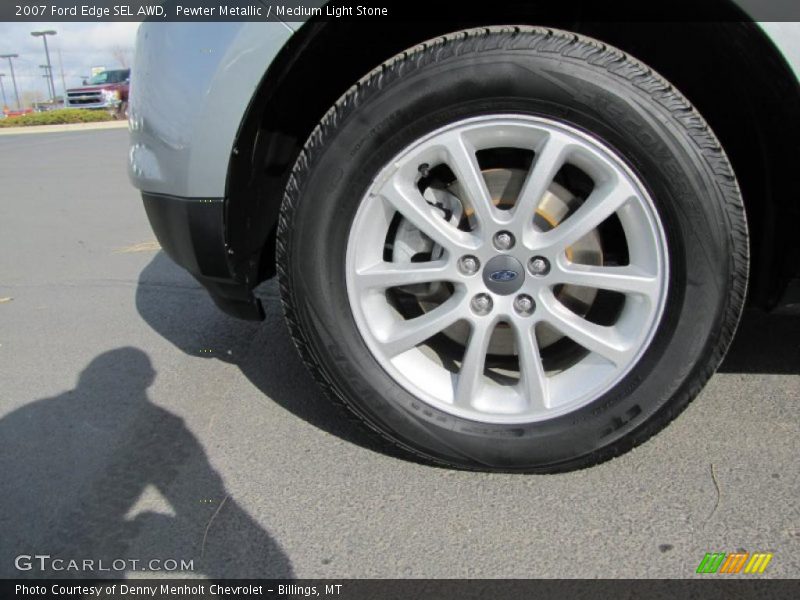 Pewter Metallic / Medium Light Stone 2007 Ford Edge SEL AWD