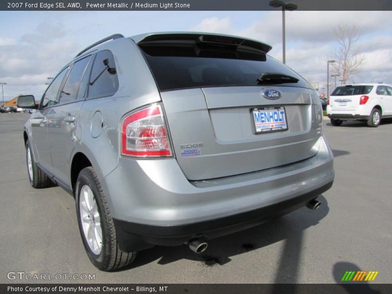 Pewter Metallic / Medium Light Stone 2007 Ford Edge SEL AWD
