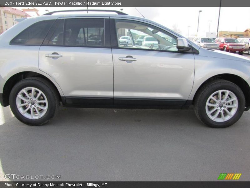 Pewter Metallic / Medium Light Stone 2007 Ford Edge SEL AWD