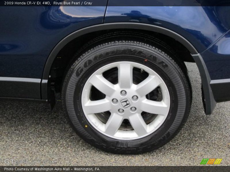 Royal Blue Pearl / Gray 2009 Honda CR-V EX 4WD