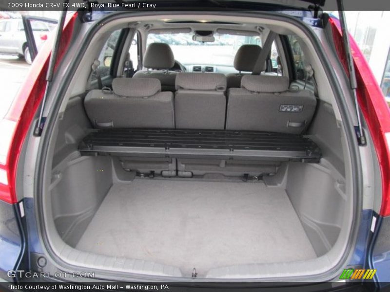 Royal Blue Pearl / Gray 2009 Honda CR-V EX 4WD