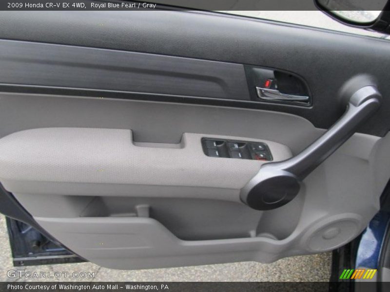 Royal Blue Pearl / Gray 2009 Honda CR-V EX 4WD