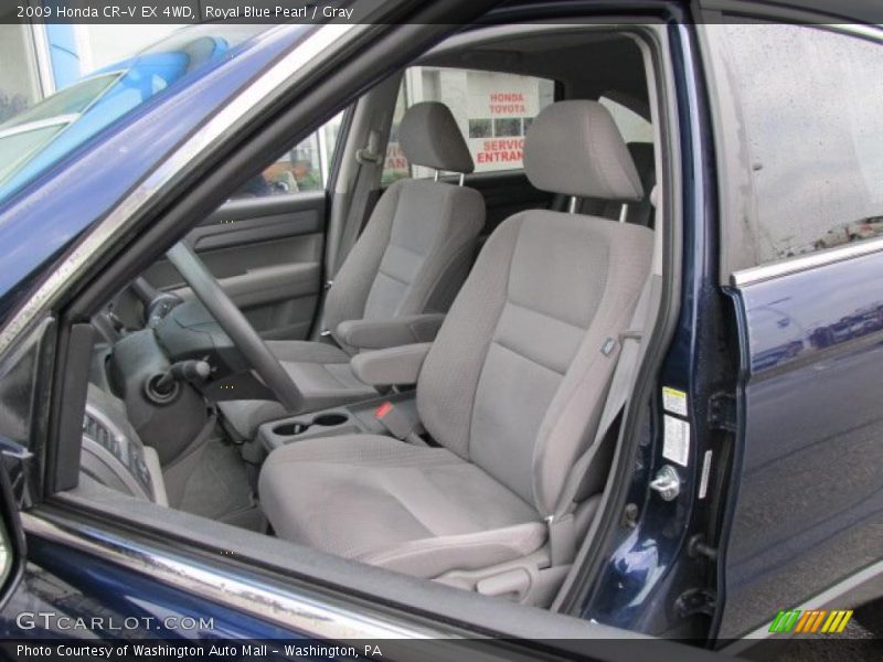 Royal Blue Pearl / Gray 2009 Honda CR-V EX 4WD
