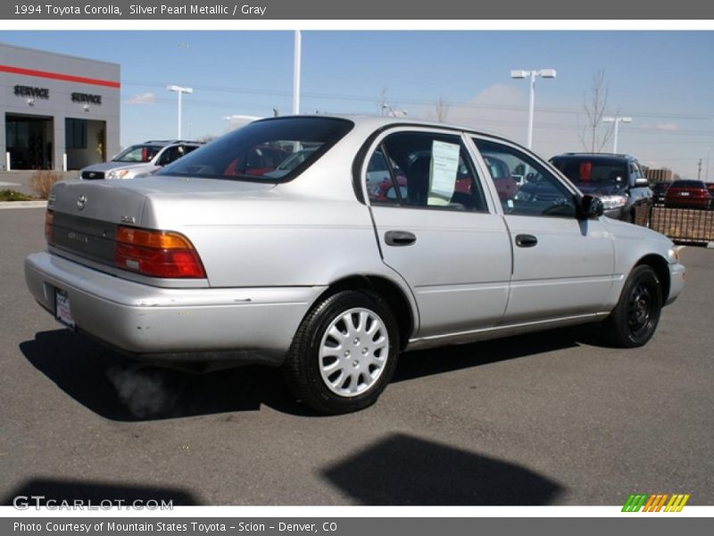 Silver Pearl Metallic / Gray 1994 Toyota Corolla