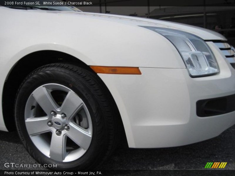 White Suede / Charcoal Black 2008 Ford Fusion SE