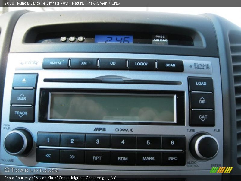 Natural Khaki Green / Gray 2008 Hyundai Santa Fe Limited 4WD