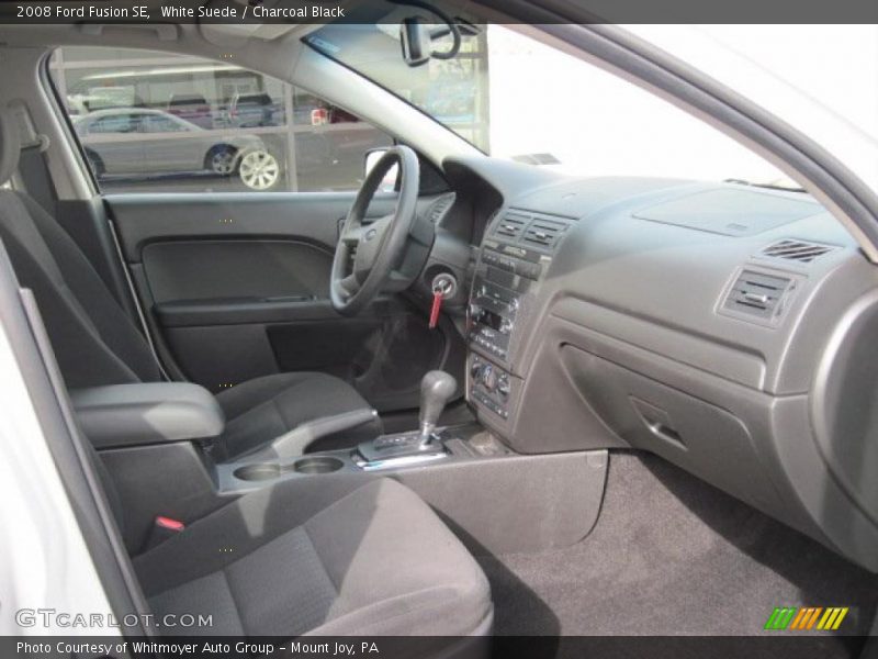 White Suede / Charcoal Black 2008 Ford Fusion SE