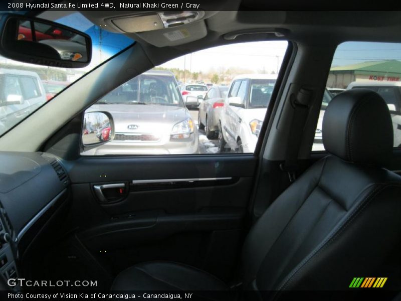 Natural Khaki Green / Gray 2008 Hyundai Santa Fe Limited 4WD