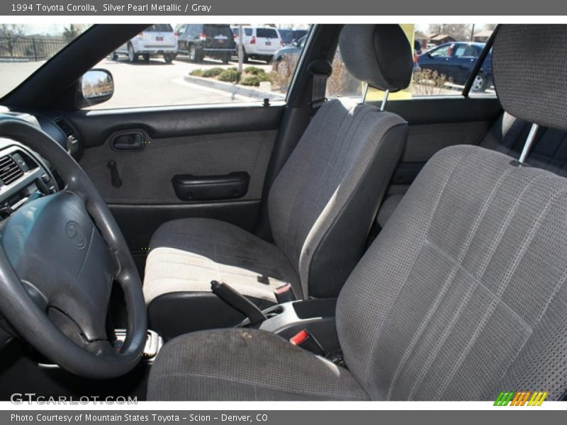 Silver Pearl Metallic / Gray 1994 Toyota Corolla