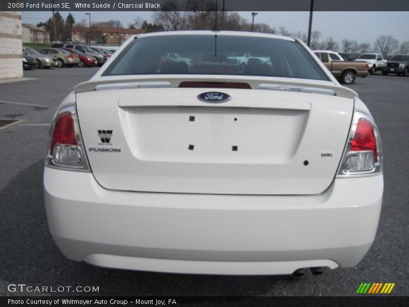 White Suede / Charcoal Black 2008 Ford Fusion SE