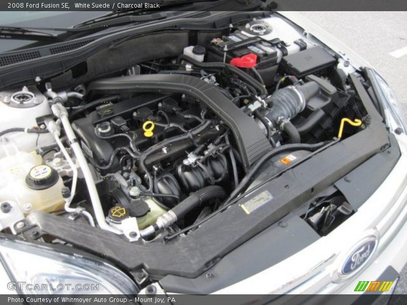 White Suede / Charcoal Black 2008 Ford Fusion SE