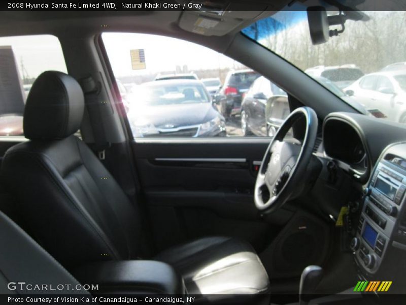 Natural Khaki Green / Gray 2008 Hyundai Santa Fe Limited 4WD