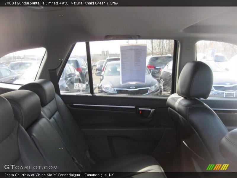 Natural Khaki Green / Gray 2008 Hyundai Santa Fe Limited 4WD