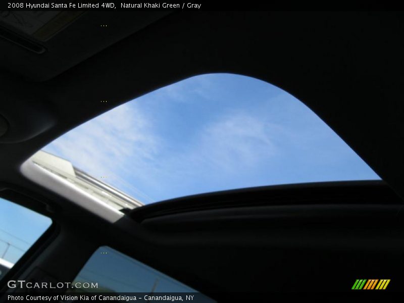 Natural Khaki Green / Gray 2008 Hyundai Santa Fe Limited 4WD