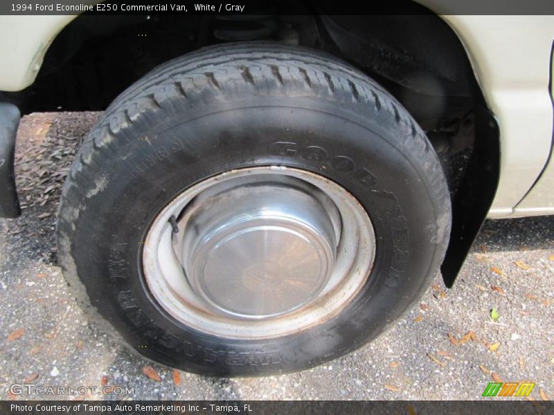 White / Gray 1994 Ford Econoline E250 Commercial Van