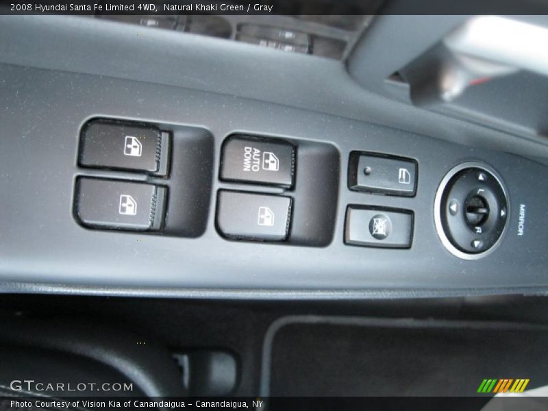 Natural Khaki Green / Gray 2008 Hyundai Santa Fe Limited 4WD