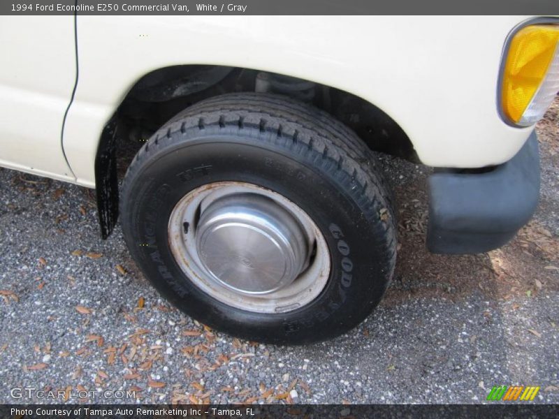 White / Gray 1994 Ford Econoline E250 Commercial Van