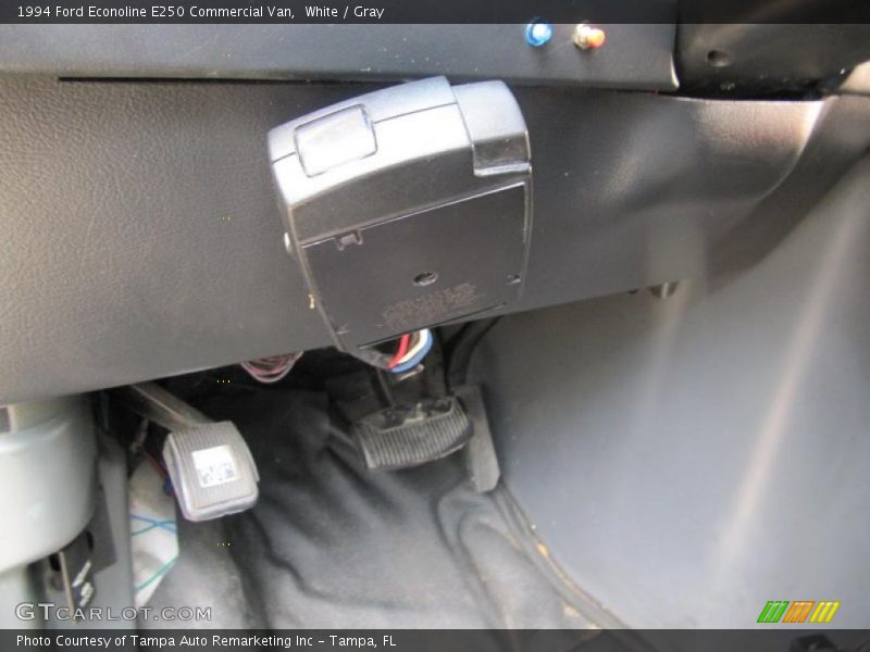 White / Gray 1994 Ford Econoline E250 Commercial Van