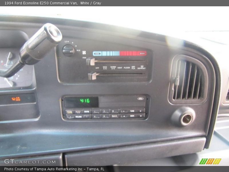 White / Gray 1994 Ford Econoline E250 Commercial Van