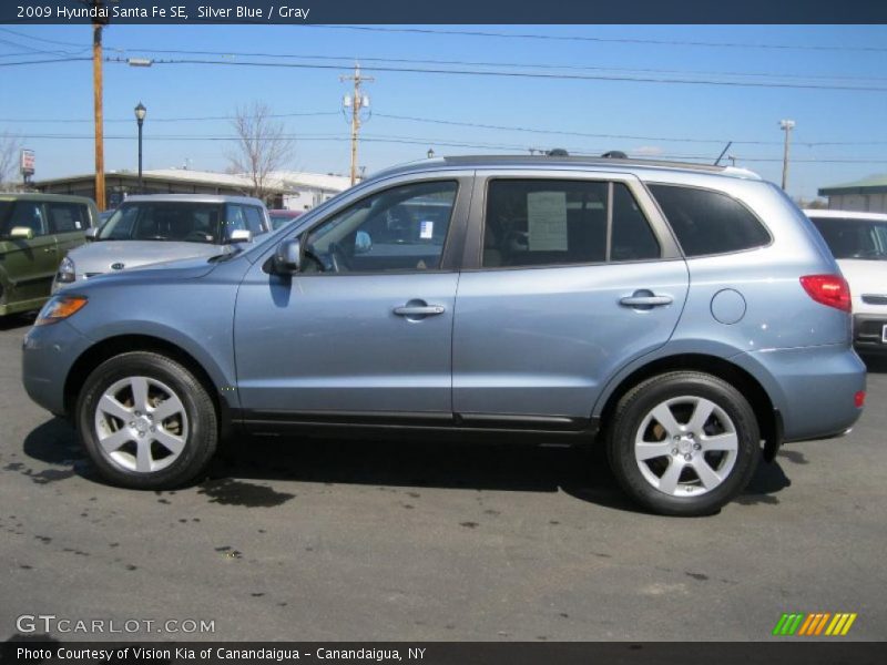  2009 Santa Fe SE Silver Blue