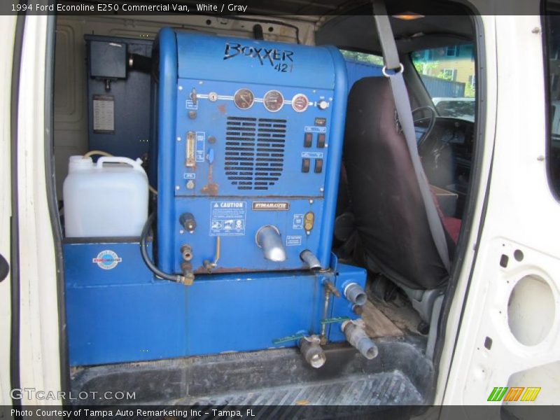White / Gray 1994 Ford Econoline E250 Commercial Van