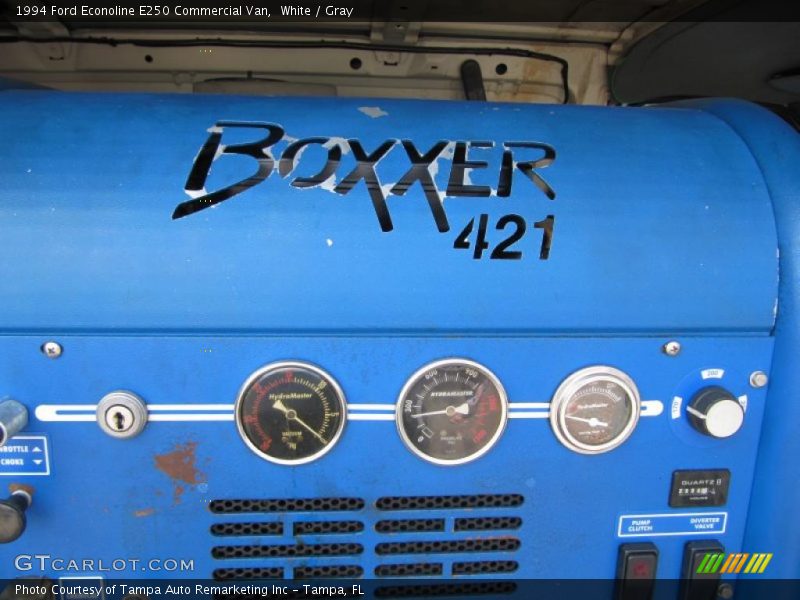 White / Gray 1994 Ford Econoline E250 Commercial Van