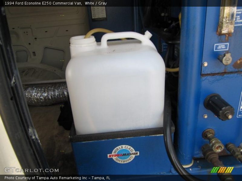 White / Gray 1994 Ford Econoline E250 Commercial Van