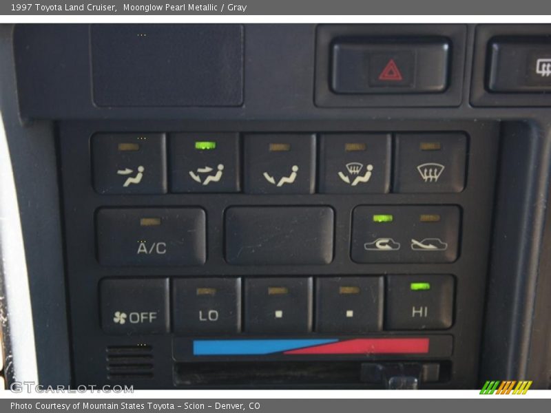 Moonglow Pearl Metallic / Gray 1997 Toyota Land Cruiser
