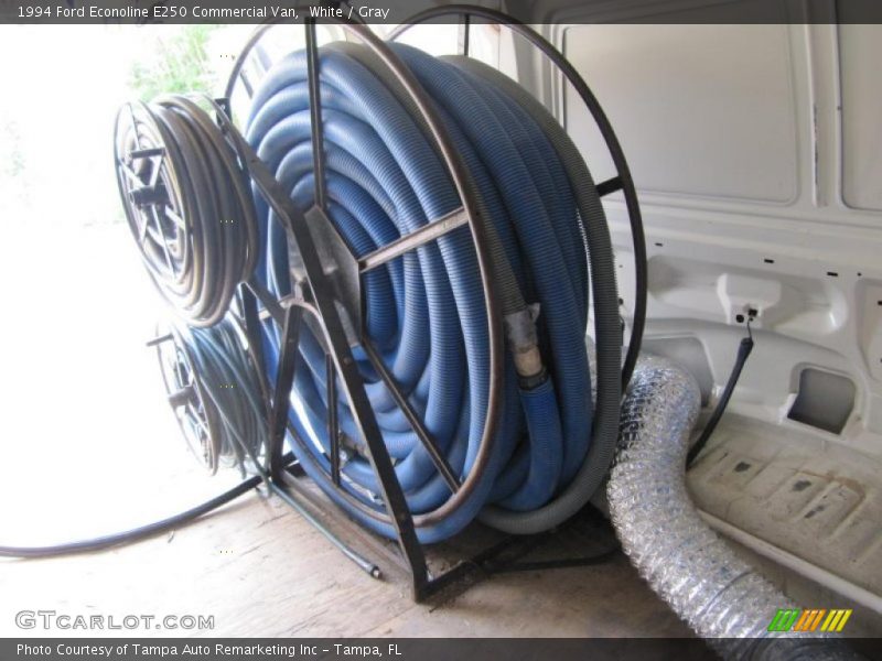 White / Gray 1994 Ford Econoline E250 Commercial Van