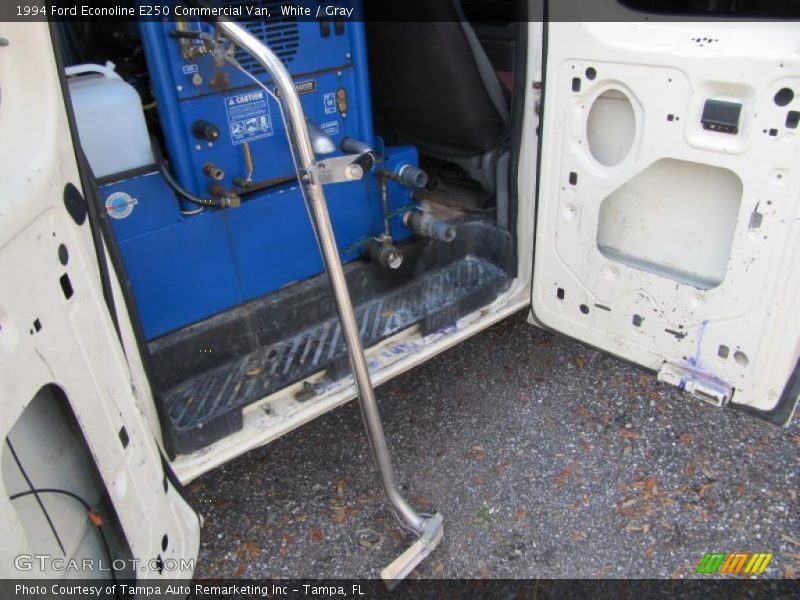 White / Gray 1994 Ford Econoline E250 Commercial Van