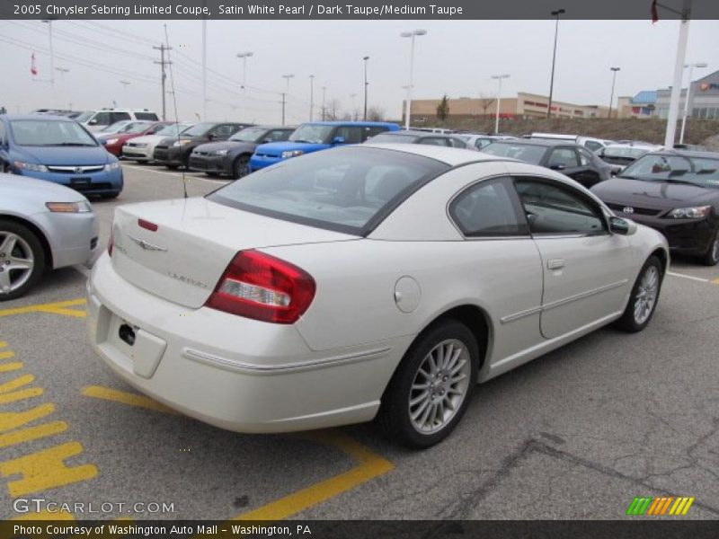  2005 Sebring Limited Coupe Satin White Pearl