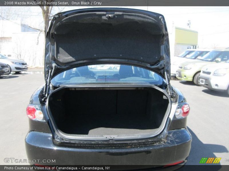 Onyx Black / Gray 2008 Mazda MAZDA6 i Touring Sedan