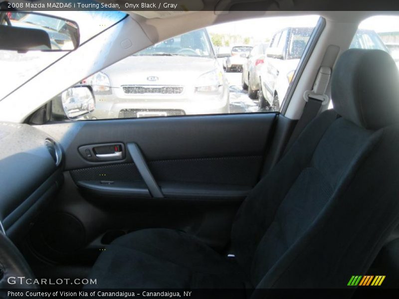 Onyx Black / Gray 2008 Mazda MAZDA6 i Touring Sedan