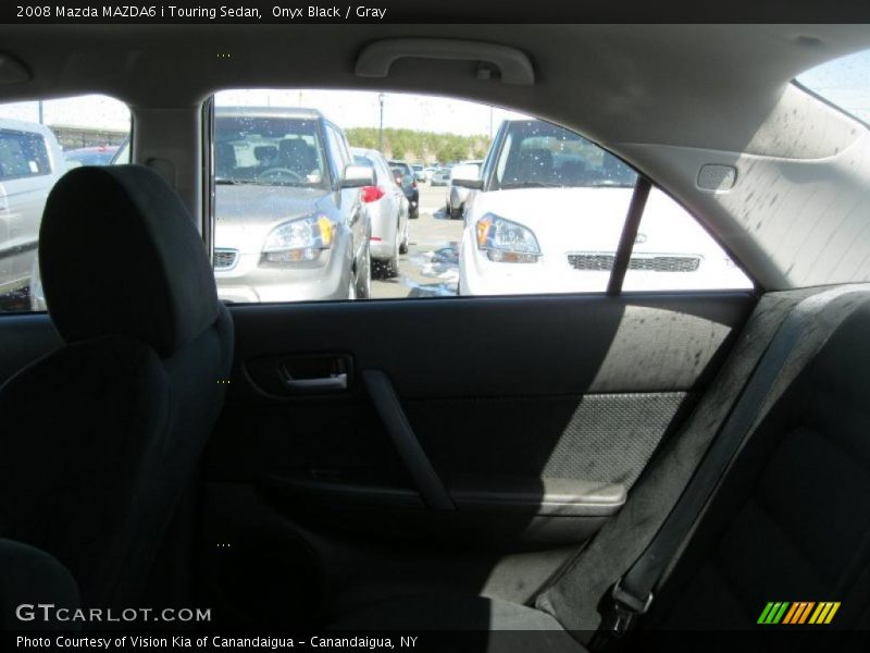 Onyx Black / Gray 2008 Mazda MAZDA6 i Touring Sedan