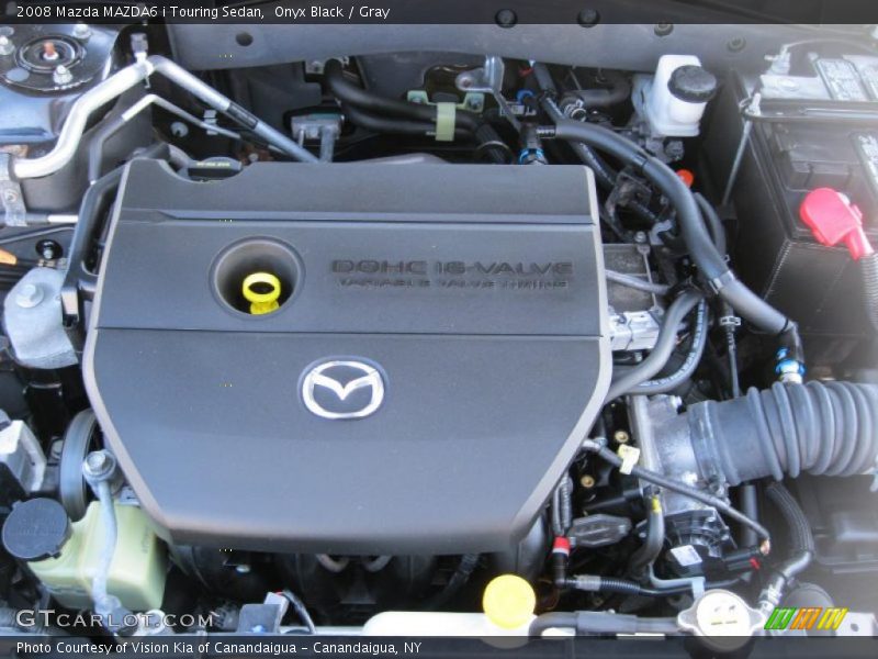 Onyx Black / Gray 2008 Mazda MAZDA6 i Touring Sedan