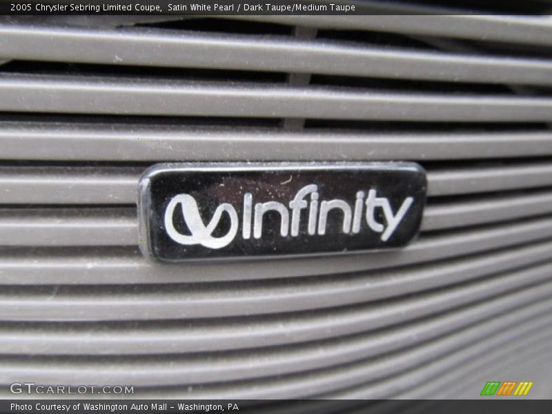 Satin White Pearl / Dark Taupe/Medium Taupe 2005 Chrysler Sebring Limited Coupe