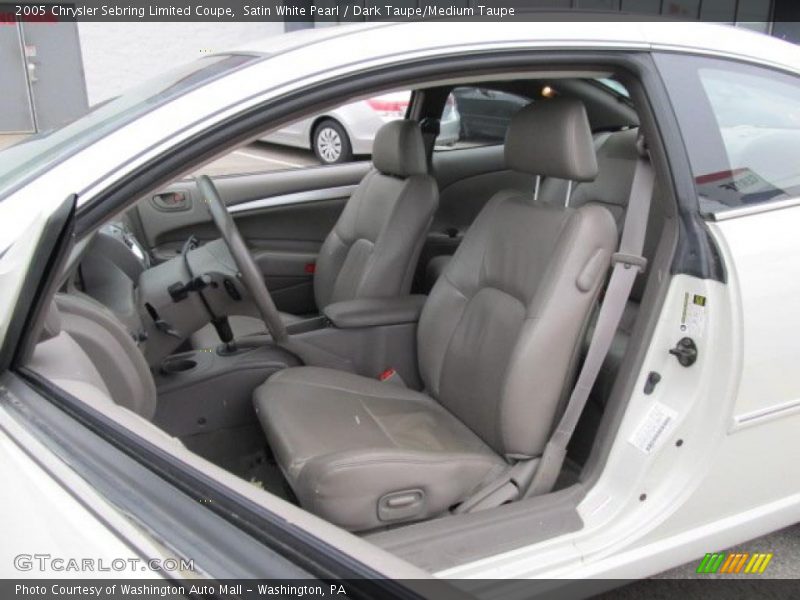  2005 Sebring Limited Coupe Dark Taupe/Medium Taupe Interior