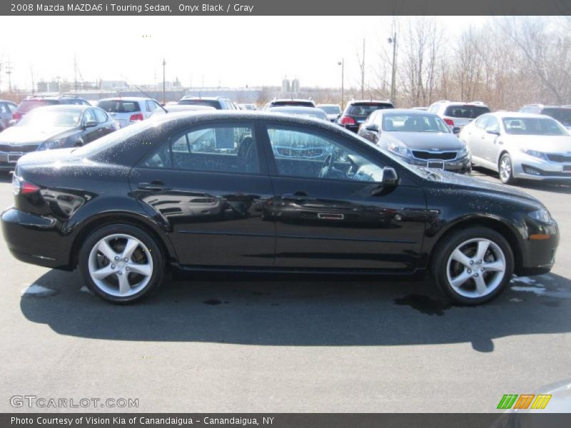 Onyx Black / Gray 2008 Mazda MAZDA6 i Touring Sedan