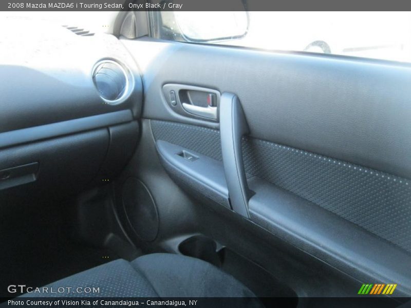 Onyx Black / Gray 2008 Mazda MAZDA6 i Touring Sedan