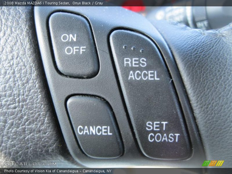 Onyx Black / Gray 2008 Mazda MAZDA6 i Touring Sedan